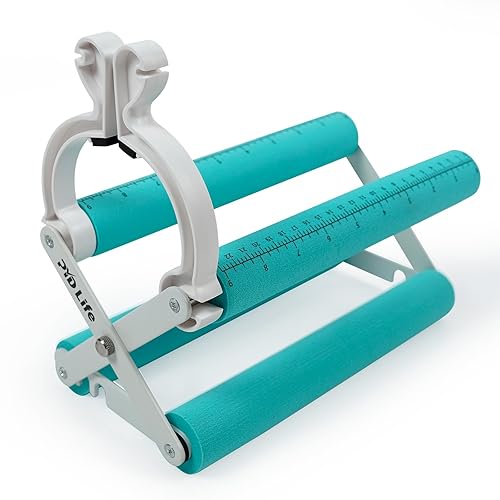 PYD Life Cup Tumbler Cradle Holder for Sublimation Craft Mint Green with White Plastic Tumblers Cups Clamp Clip,with Foam Measurements 3 Adjustable Width - Mint Green with Tumbler Clamp