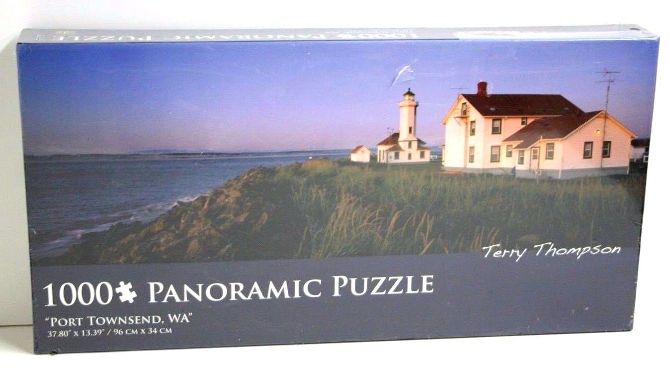 Panoramic puzzle Jigsaw "Port Townsend, WA" 1000 Pcs Terry Thompson New Sealed