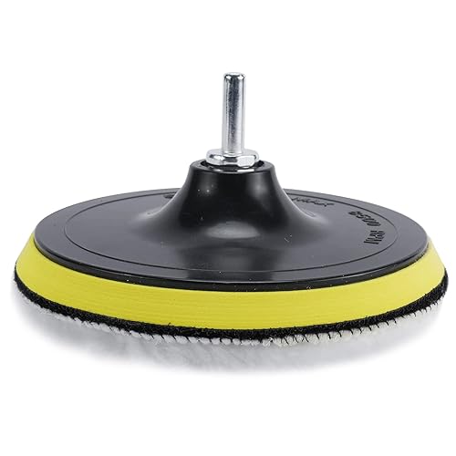 Miniatura 8 de Toolly 6 unidades de 6 pulgadas de lana de pulido almohadilla de pulido de pulido rueda para accesorio de amortiguador de taladro con adaptador de