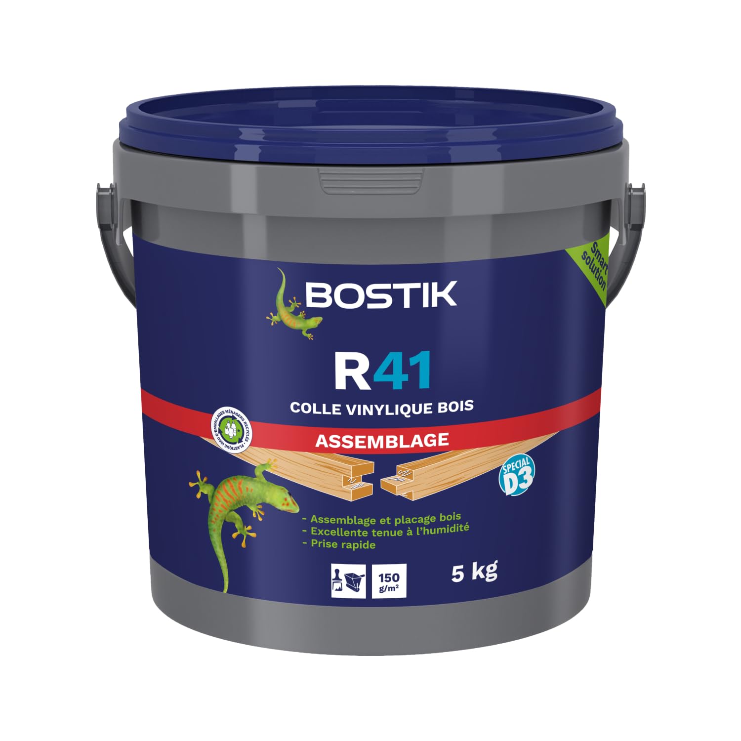 Colle vinylique R 41 prise rapide seau de 5 kg