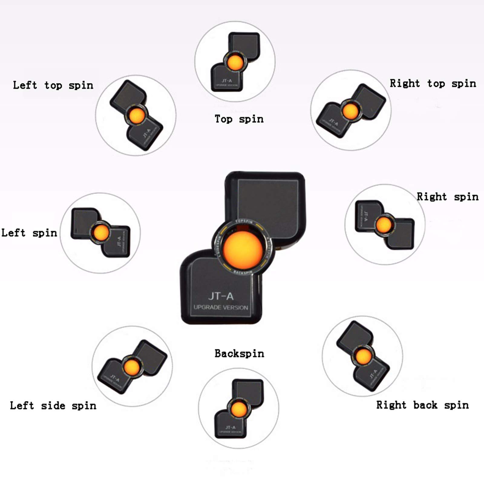 Ping Pong Robot, Fantastic Ball Launcher, Lanciatore, sparatutto per Il Tuo Tavolo da Ping Pong, remoto, Supporto Tecnico, Gioco o Pratica Ping Pong in Qualsiasi Momento, Nero, con Rete