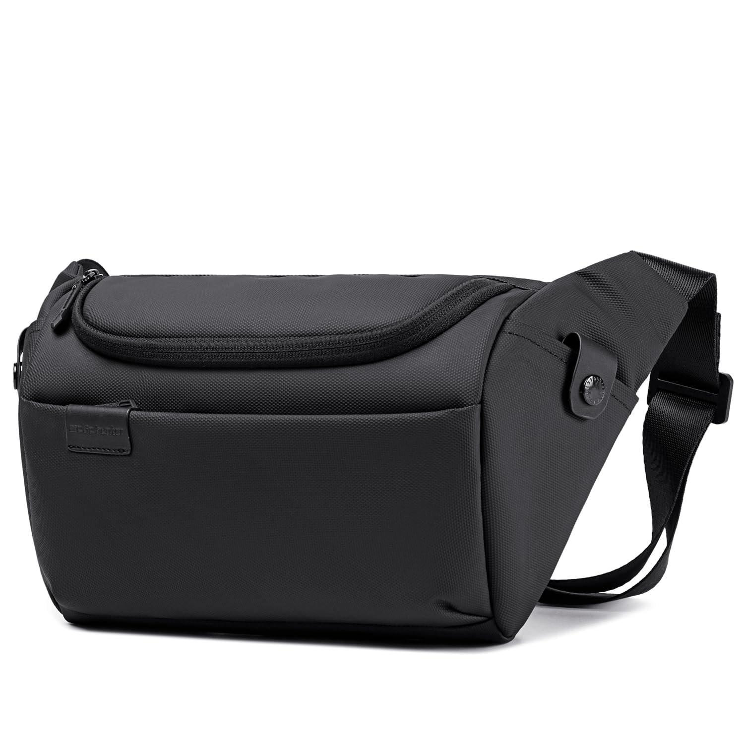ah arctic hunter Arctic Hunter Sling Bag for Men Compact Crossbody Bag for upto 8-inch iPad Mini Multi-pocket Side Bag for Men Chest Bag Water-resistant Messenger Shoulder Bag for Casual Office Daypack, Black-picture-18