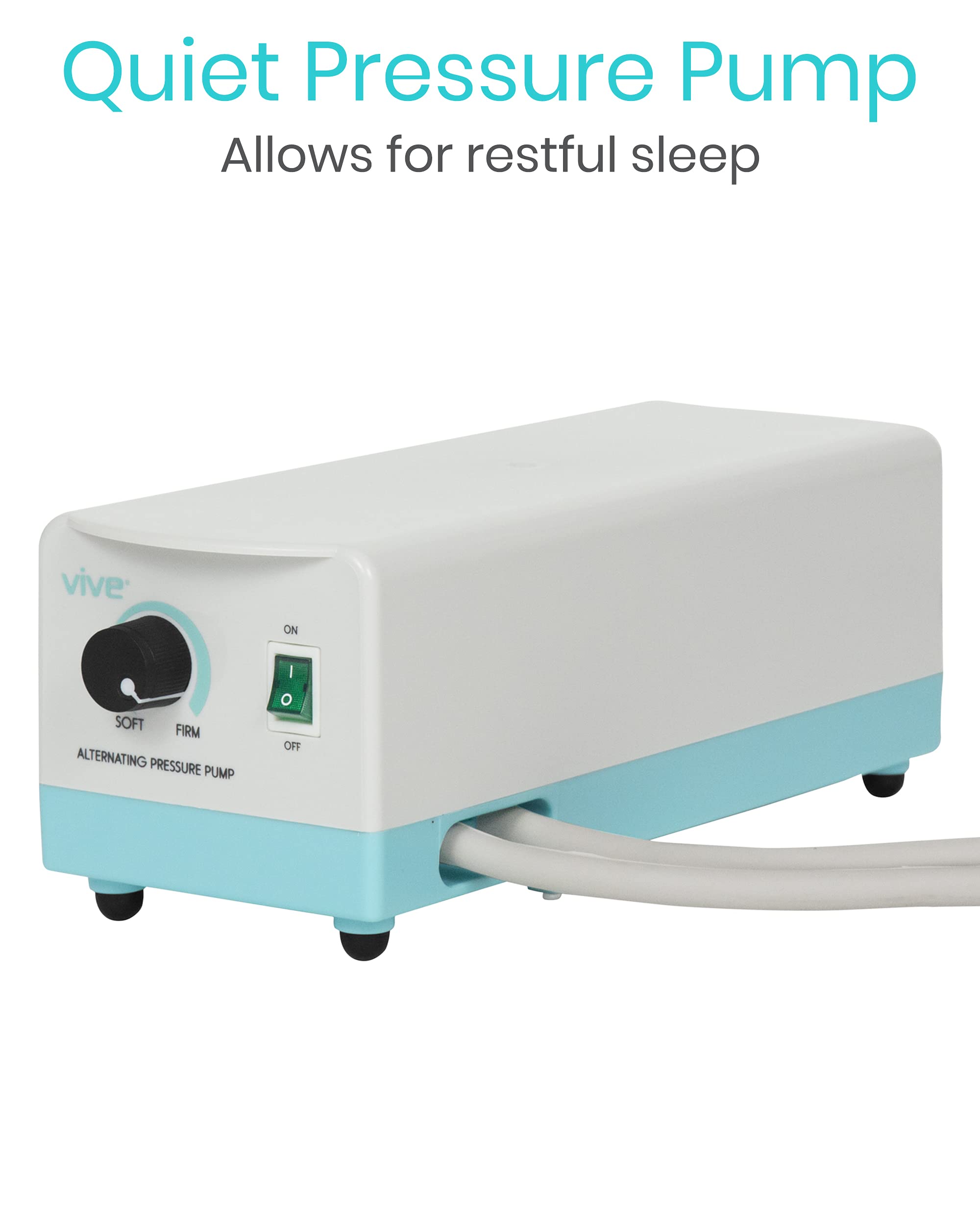 Vive Alternating Pressure Mattress 5" Air Topper Pad for Bed Sore