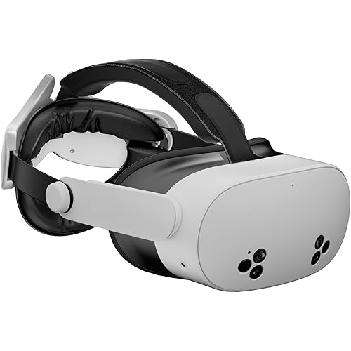 APEXINNO Comfort Head Strap Compatible with Meta Quest 3S Accessories,Adjustable Elite Strap with Enhanced Support & Soft Headpad & Non-Battery Design