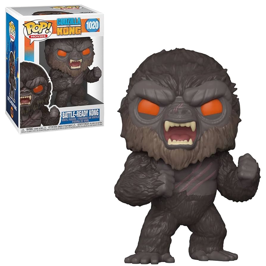 アニメ PopSkip Amazon.com: POP King Kong Battle Ready 1020 Movies Godzilla