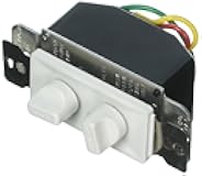 Legrand Pass & Seymour 94315W Dual Rotary Combination 1.5 Amp Fan Control and 300W Incandescent Dimmer, Fits Decorator/GFCI Wall Plates, White (1 Count)