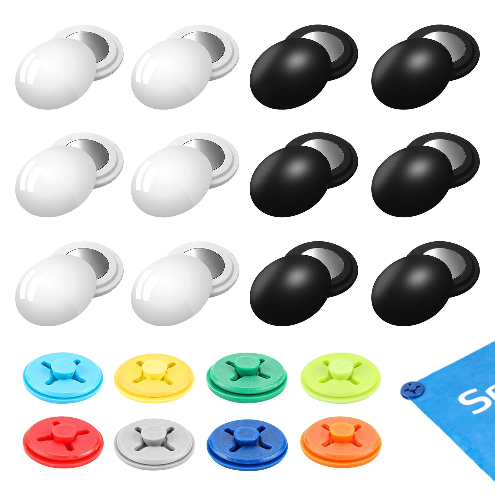 Aimants Pour Dossards BYZESTY - 12 Clips Magnétiques Course