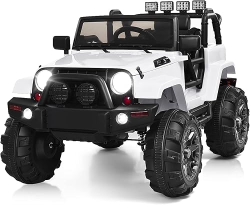 Costzon - Camioneta de montar automĂłvil de montar elĂ©ctrico accionado a baterĂa de 12 V con control remoto parental de 24 GHZ luces LED puertas Costzon - Camioneta de montar automĂłvil de montar elĂ©ctrico accionado a baterĂa de 12 V con control remoto parental de 24 GHZ luces LED puertas