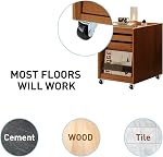 HOWDIA 1-inch Dia Swivel Single Wheel Rubber Caster Wheels for Furniture, Small Casters Trolley Wheels with Base Ball Bearing, Conveyor Rollers 8 Pack