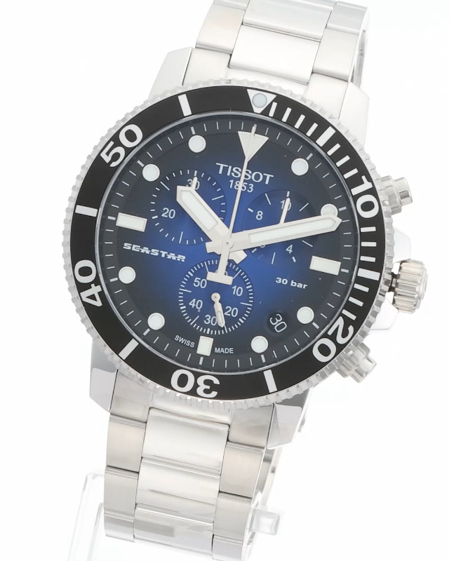 Amazon.co.jp: [ティソ] 腕時計 メンズ TISSOT シースター 1000 クロノ