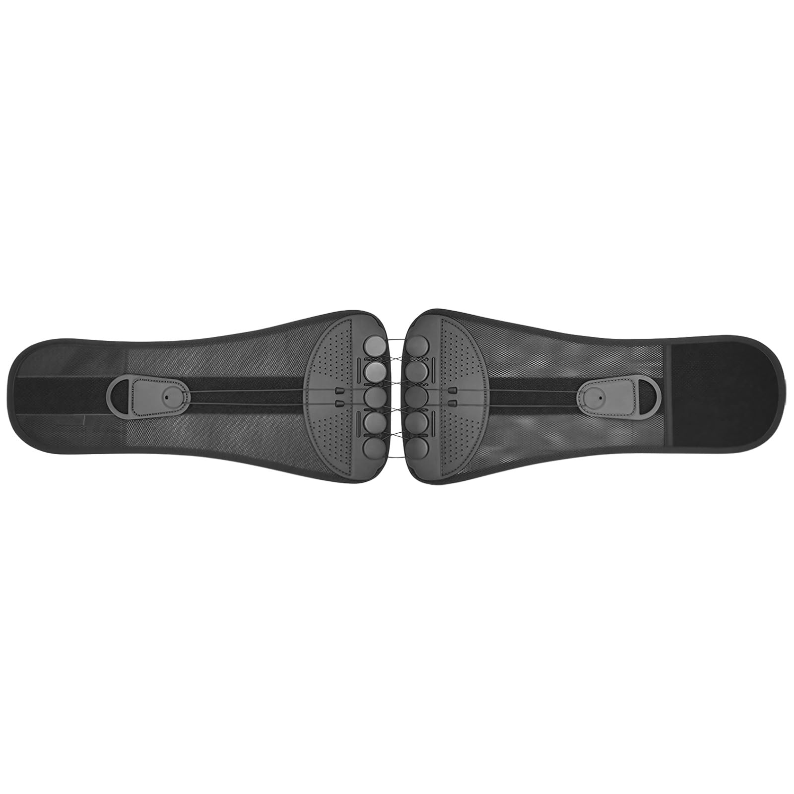 Ceinture de soutien lombaire réglable, attelle du bas du dos à double traction, système de poulies et maille respirante, soutien de taille pour homme et femme, tour de taille 88 à 98 cm, 35 à 39 po