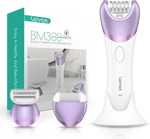 VOYOR Epilator for Women, Cordless Epilators Hair Removal for Women,