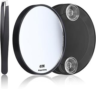 40 espejos de aumento con ventosas y pinzas, ...