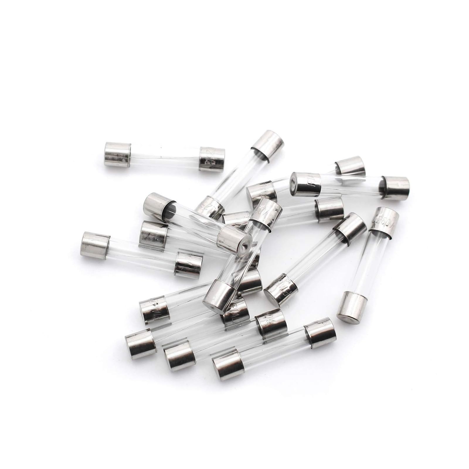 100/72pcs 5 * 20 6 30 Fast Melting Tubo di Vetro Fusibile Auto Set con Scatola 0.2-20A .5-30A Household(100pcs)
