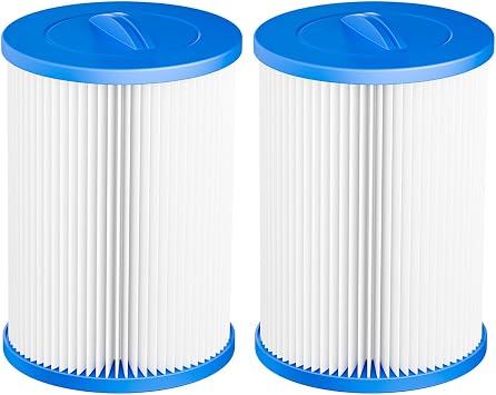 Spa Filter Cartridge 50 Sq.Ft. fits PWW50P3 Short Thread 2 PackHot Tub Filter Compatible with Unicel 6CH-940, Filbur FC-0359, Waterways 817-0050, 25252, 378902, Aladdin 14510, Darlly 60401