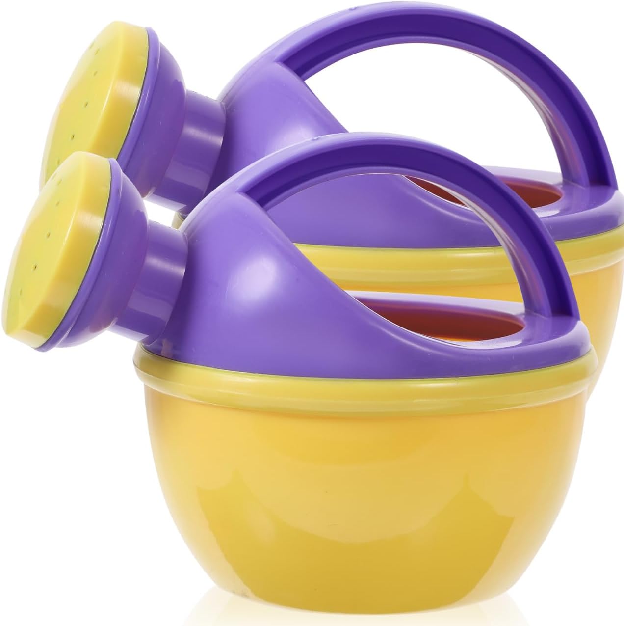 STOBOK Toddler Bath Toys 2 Pack Watering can Set for Baby Bath and Pool Play Mini Plastic Sprinkler Kettle Toys for Indoor and Outdoor Water Fun Ages 1-3