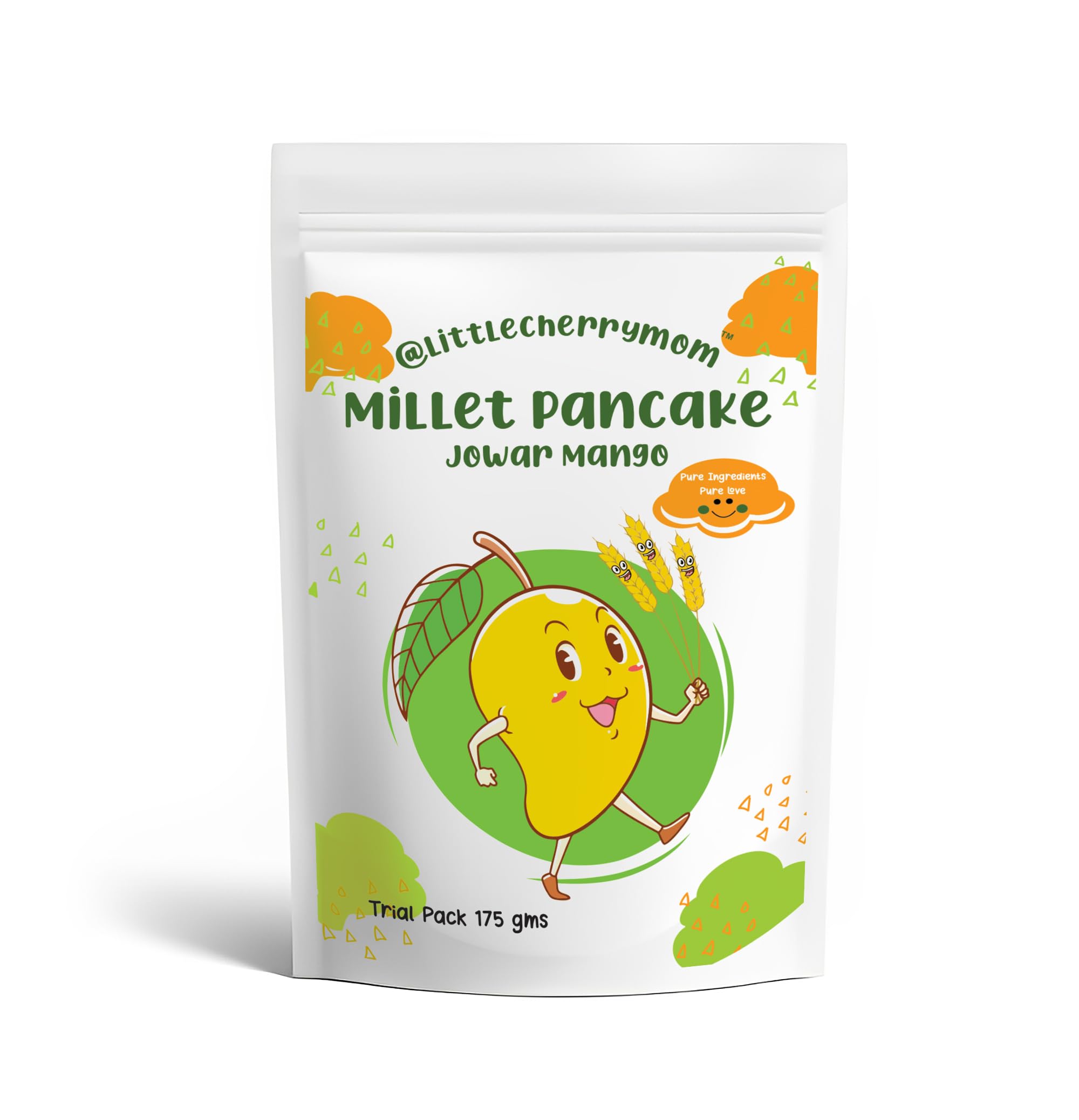 @littlecherrymom No Maida Pancake Mix-Jowar Mango| Instant Breakfast Mix made with Organic Sprouted Jowar & Oats | 100% Vegetarian,Eggless Healthy Breakfast for Kids & Adults with Real Mangoes-175g (B0C9PZ68GK) Amazon Price History, Amazon Price Tracker