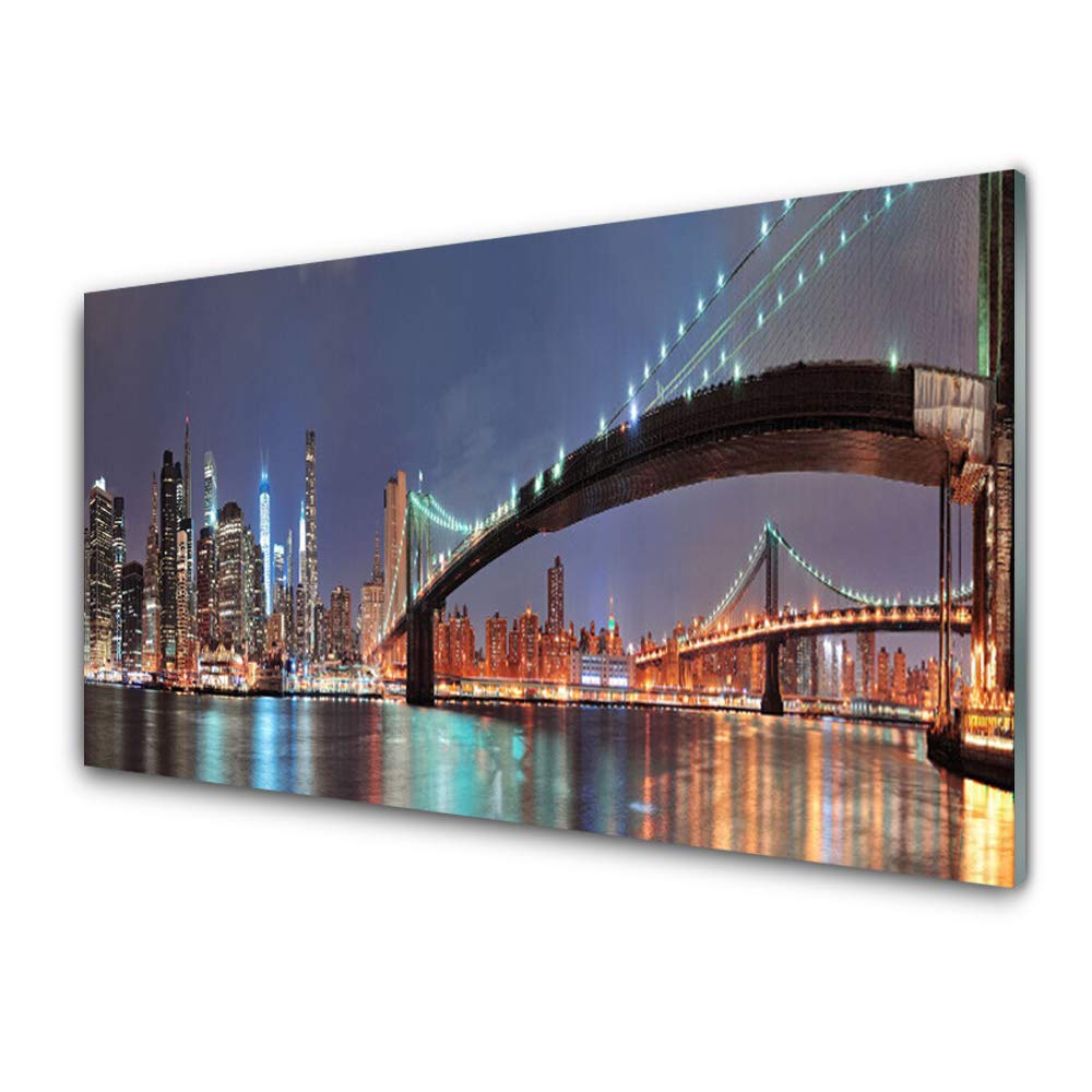 Impression sur verre acrylique 100x50cm Tulup - Renouvelez votre déco murale de ville sans cadre