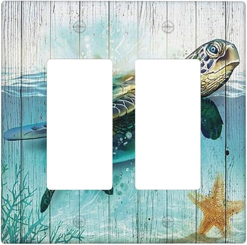 Miniatura 69 de Cubiertas de Interruptor de Luz de 1 Gang Medieval Abstracto Moderno Luna Estrellado Gran Ola Toggle Simple Placa de Pared Cubierta Decorativa de