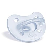 Vista 6 de Chicco PhysioForma Silicone Orthodontic Pacifier, 0-6m 100% Soft Silicone Supports Breathing & Oral Development Satin-Textured Nipple