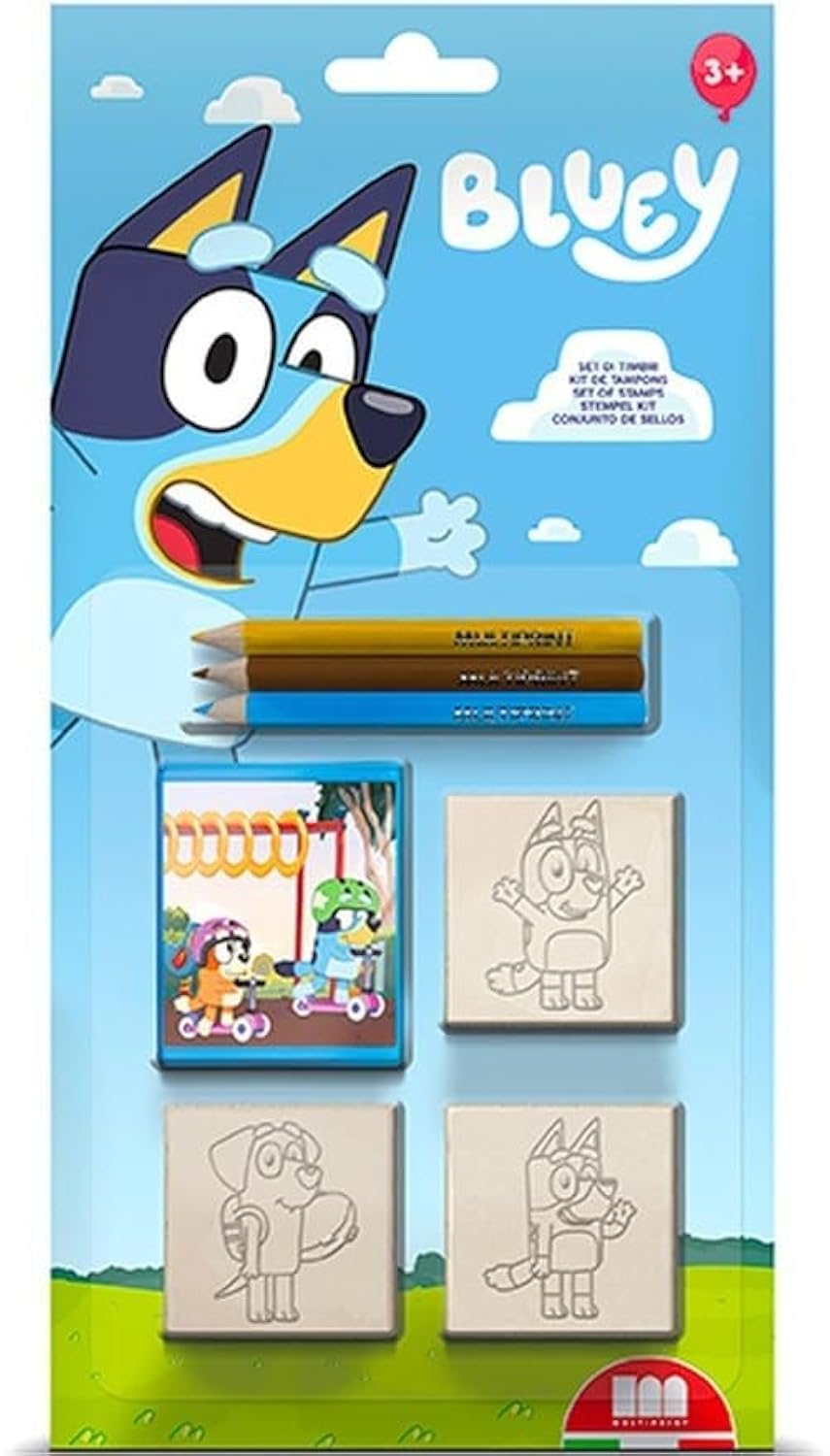 Multiprint - BLUEY Blister 3 TIMBRI, 3120