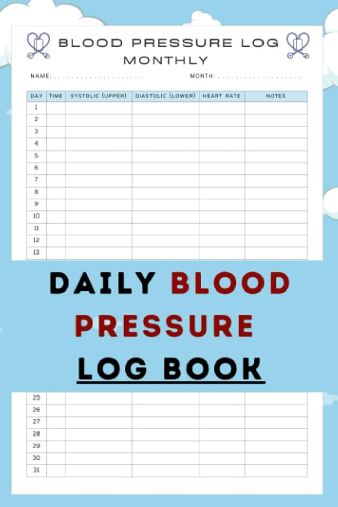 blood-pressure-log-monthly-heart-rate-pulse-diary-with-everyday-notes-record-monitor-blood-pressure-at-home-wolf-dr-mathew-amazon-com-books for Free Printable Blood Pressure And Pulse Log Blood Pressure Log Monthly: Heart rate pulse diary with everyday notes. Record & Monitor Blood Pressure at Home: Wolf, Dr Mathew: Amazon.com: Books for Free Printable Blood Pressure And Pulse Log