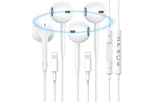 Sleek Lightning Wired Earbuds for Apple Devices: Superior Audio Companion