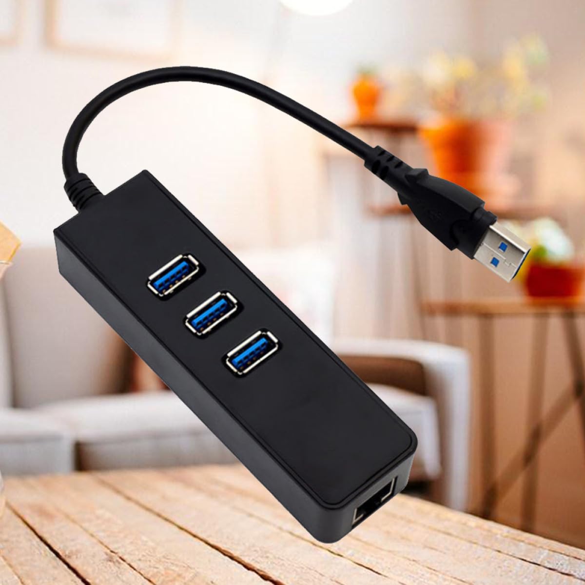 TEHAUX Adattatore Ethernet USB Gigabit Mbps da USB Lan Network Hub per Desktop Notebook Laptop e Sistemi Operativi Superiori