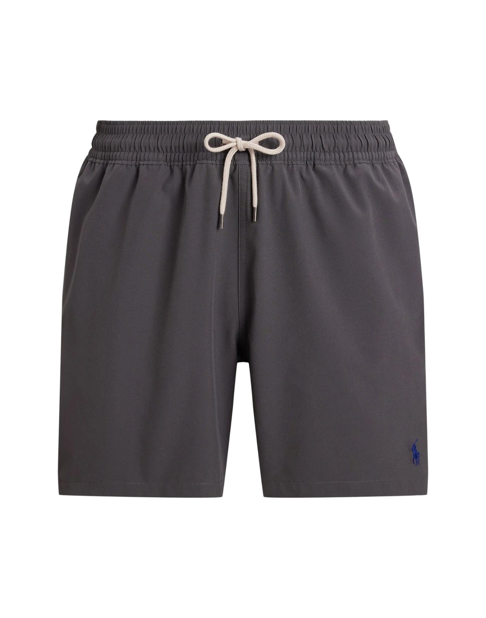 Polo Ralph Lauren Men's Black Traveler Swim Trunk In Grey Cast