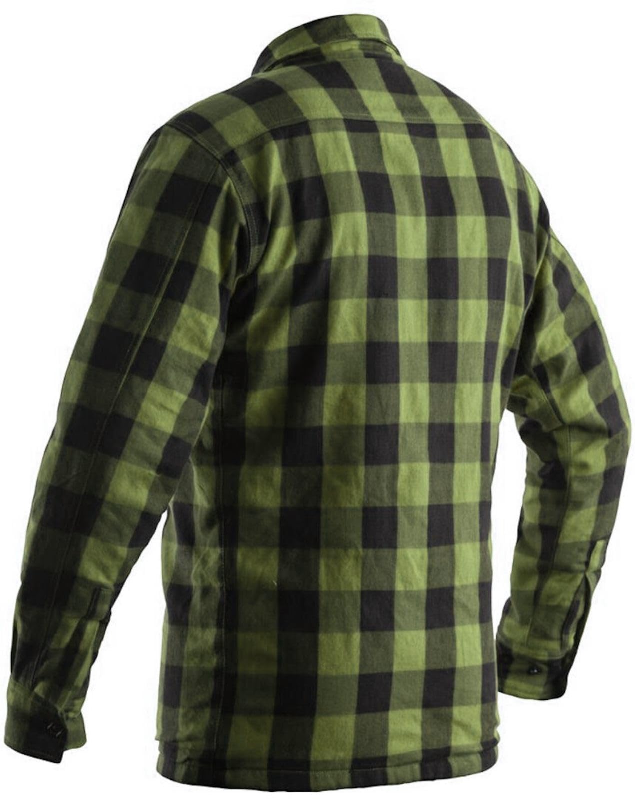 RST Lumberjack Motorrad Hemd, grün, M | CE-Protektoren