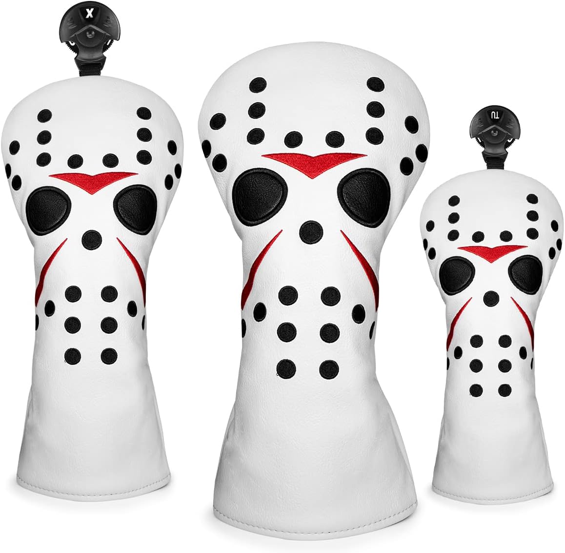 Golf Club Covers Field Hockey Mask Putter Covers Driver Cover Fariway Wood Headcover Hybrid Covers 3 Wood Headcover Mallet Putter Headcovers for Most Brand