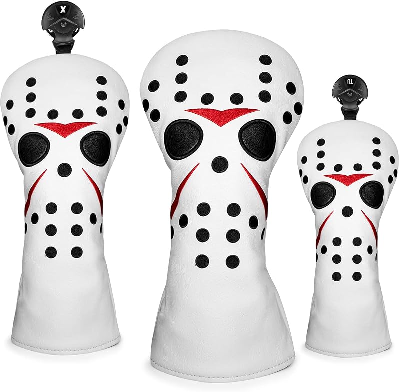 Golf Club Covers Field Hockey Mask Putter Covers Driver Cover Fariway Wood Headcover Hybrid Covers 3 Wood Headcover Mallet Putter Headcovers for Most Brand