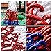 2 Pcs Heavy Duty Basketball Hoop Net 12 Loop Standard Indoor or Outdoor Nylon Braided Multicolor Duty Basketball Net Strong and Durable Replacement Basketball Net Basketball Accessories 2 Pcs Heavy Duty Basketball Hoop Net 12 Loop Standard Indoor or Outdoor Nylon Braided Multicolor Duty Basketball Net Strong and Durable Replacement Basketball Net Basketball Accessories