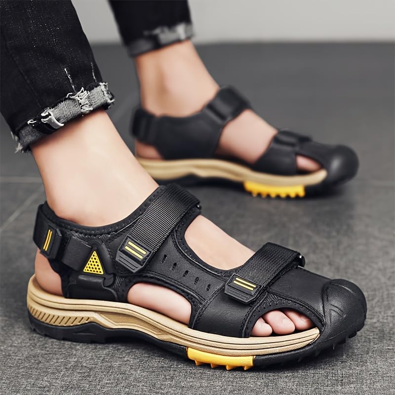 Men'S Summer Breathable Sandals - Casual Sporty Open-Toe Shoes for Beach, Hiking, and Outdoor Activities3