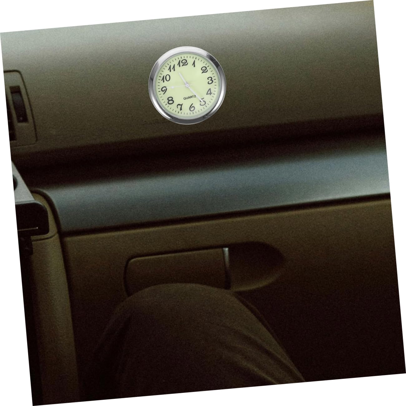 Gatuida 10piezas Reloj De Coche Luminiscente Relojes De Tablero Adhesivos Accesorios Prácticos Para Automóvil Fácil Instalación y Uso Ventilación o Salpicadero