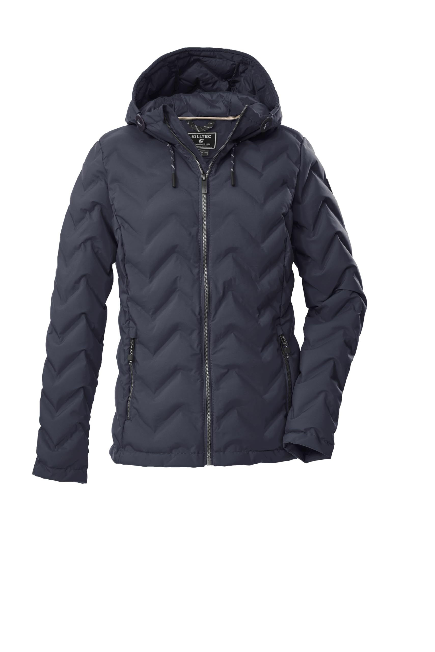 Killtec Kow 23 Wmn Qltd Jckt Chaqueta acolchada/chaqueta funcional con aspecto de plumón y capucha Mujer (Pack de 1)