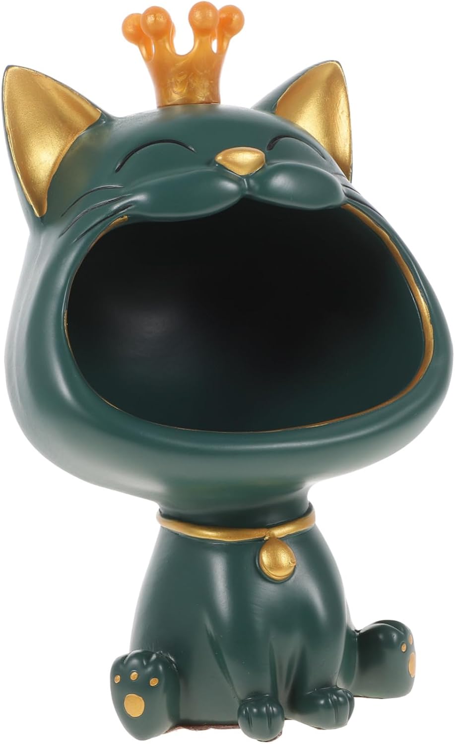 1pc Creative Big Mouth Dog Storage Jar Decorative Key Holder for Home Use Unique Adornment for Desk Porch for Housewarming Reliable Safe Storage for Small Items