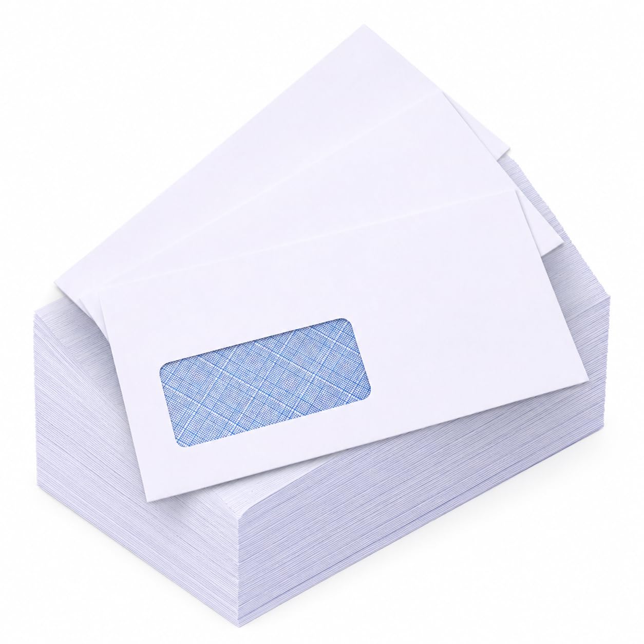 DL White Window Self Seal Security Envelopes 225mm x 115mm, Opaque Printer Safe, 80gsm, Pack of 100