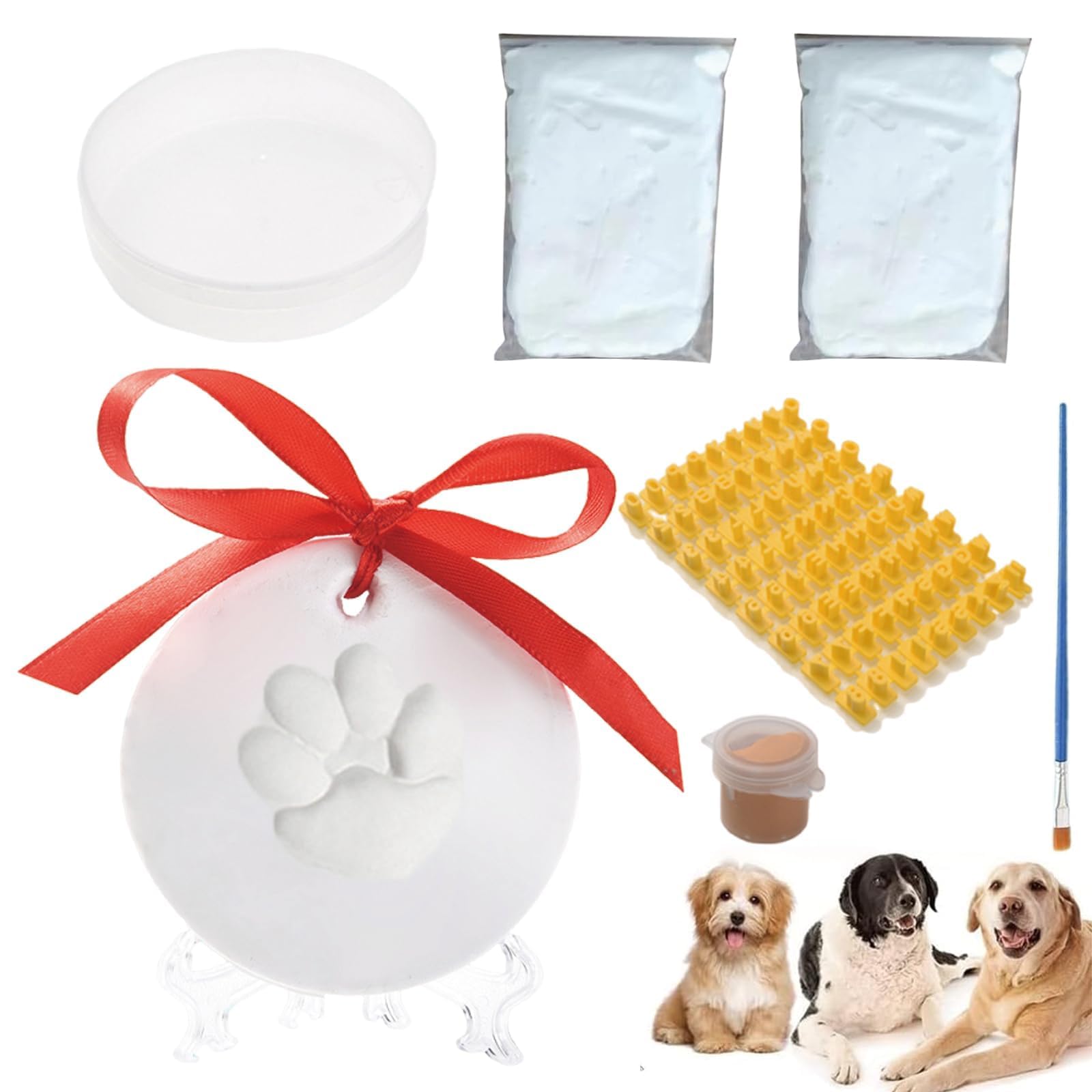 Dog Paw Print Kit, Paw Print Kit for Dogs Cats Paw Print Kit