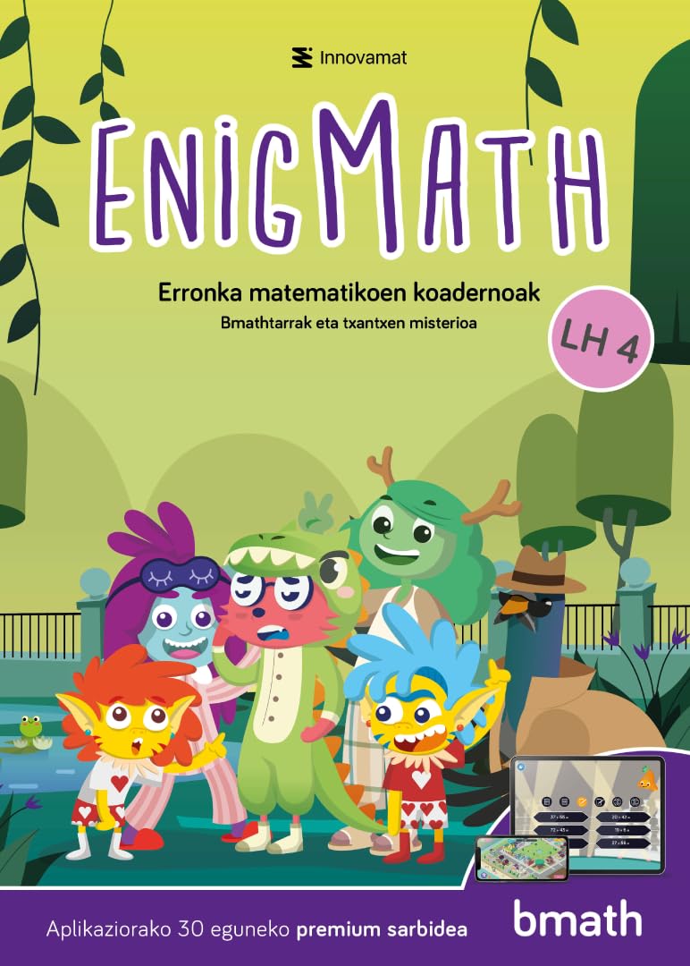 Innovamat - Enigmath LH4 - Matematikako erronken koadernoa (Enigmath Bilduma)
