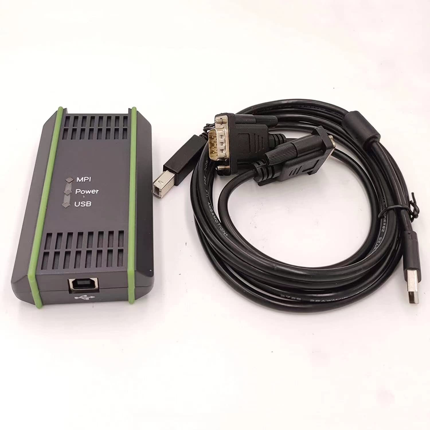 for PC Adapter USB 6ES7 972-0CB20-0XA0 USB to MPI/DP/PPI Network Adapter for S7 Systerm Compatible with Siemens PLC Programming Cable S7-200/300/400 Data Download Line