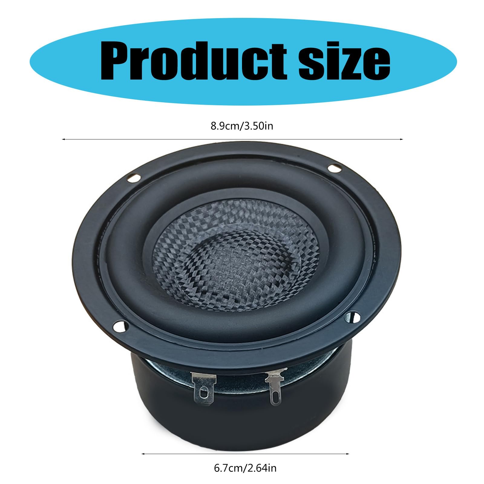 3-calowy przenośny subwoofer głośnik stereo reklama komputer pudełko głośnik multimedialne przenośne głośniki wzmacniacz gumowy przestrzenny