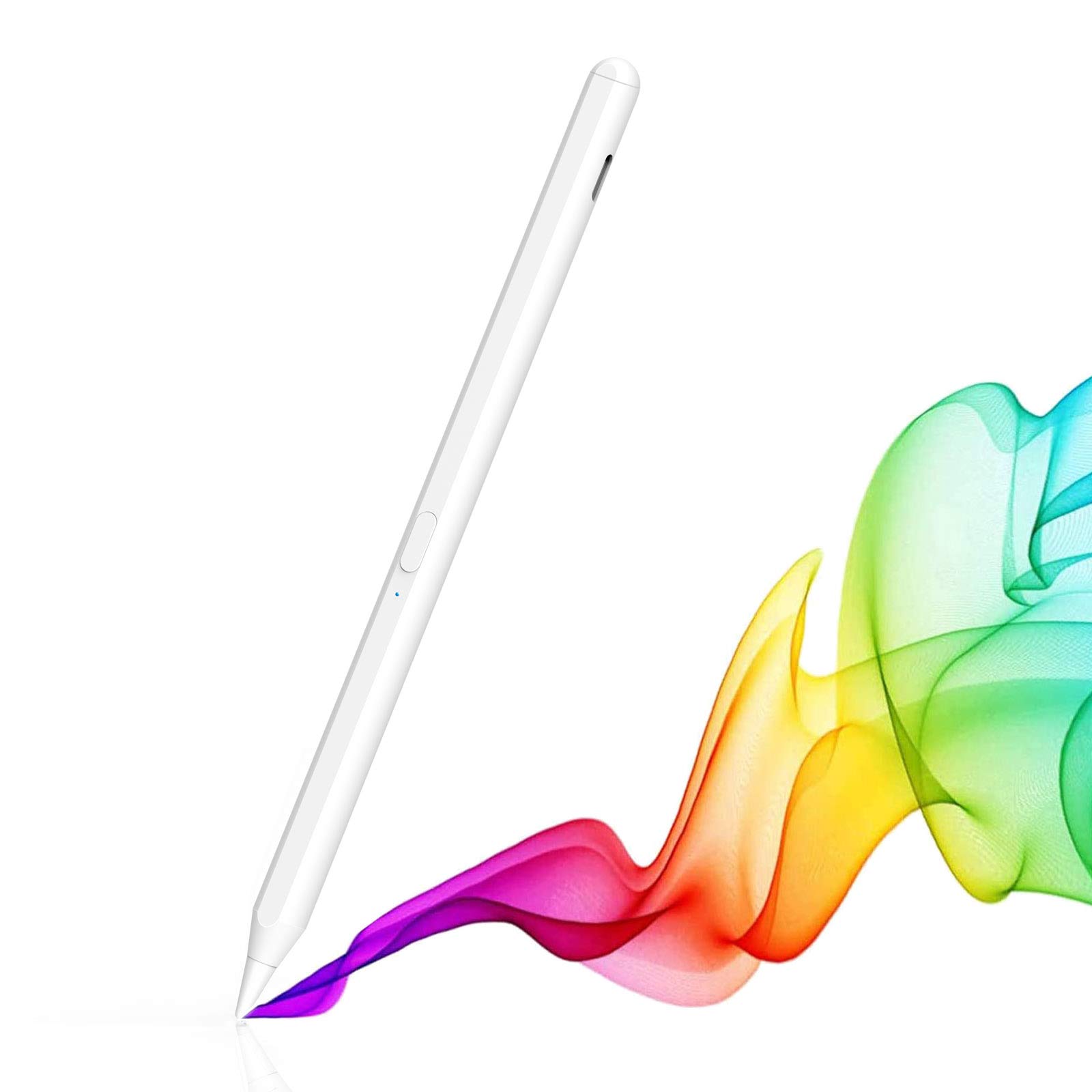 AZX iPad 9th/10th Generation Stylus Pencil, Fine Point Active Stylus Pen for Apple iPad Compatible with 2018-2023 Apple iPad Pro 11/12.9 inch, iPad Air(5/4/3), iPad Mini 6/5, iPad (10/9/8/7/6) -White