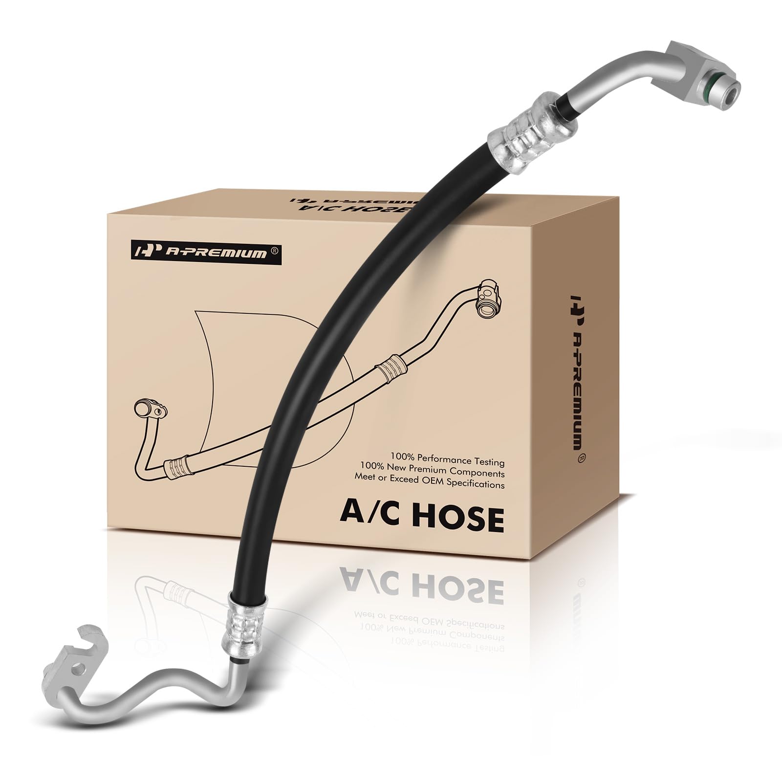 A/C Suction Hose A/C Suction Line Hose Assembly For 2002-2006 Nissan Altima 2.5L - Compressor To Evaporator, HA-11196C A/C Hose Assembly
