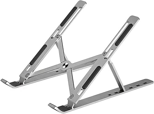 Soporte portátil portátil de aluminio ajustable para computadora portátil, soporte para tableta, soporte plegable para computadora