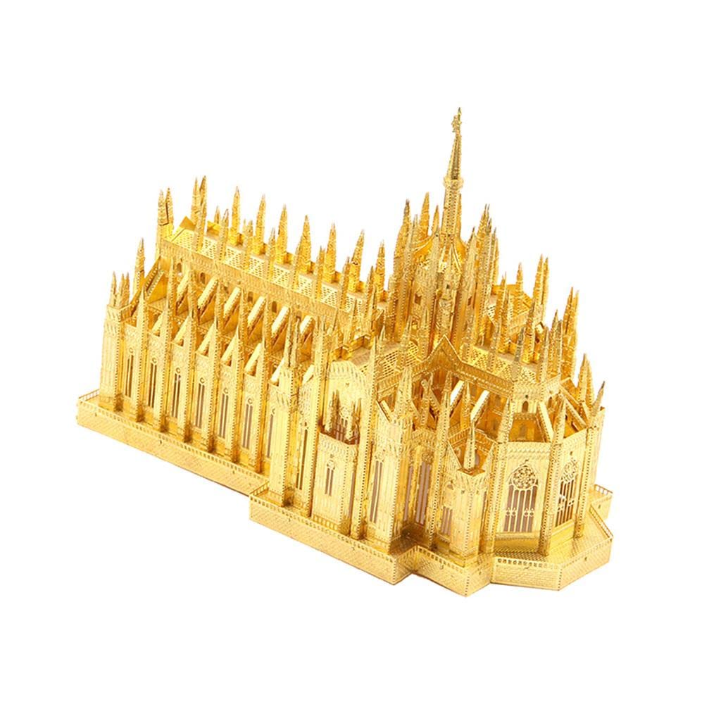 Cathédrale en métal maquette de haute précision avec sa figurine - 8