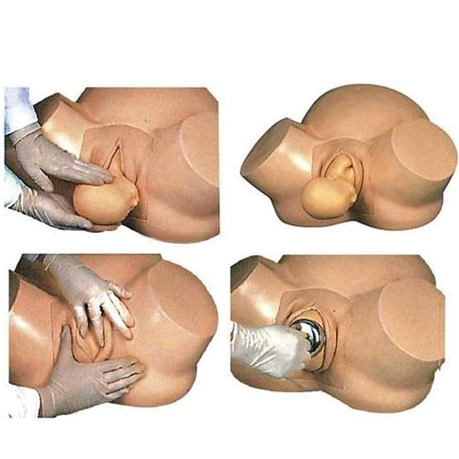 Simulador de Entrenamiento Modelo de Parto, Maniquí de Parto Femenino de Demostración, Modelo de Entrenamiento de Partería Multifunción Maniquí de Maternidad para Parto de Obstetricia y Ginecología
