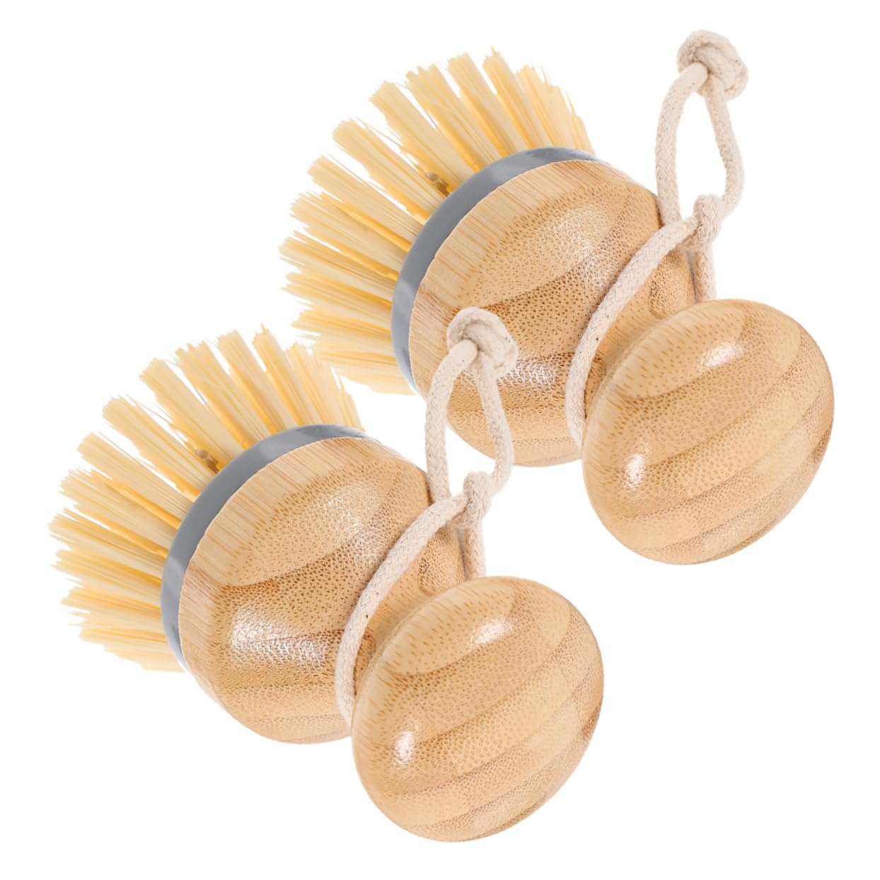 LIFKOME 2pcs Portable Dish Cleaning Brushes Compact Kitchen Scrub Brushes for Efficient Dishware Cleaning for Bowls and Pots Lightweight and Easy to Grip