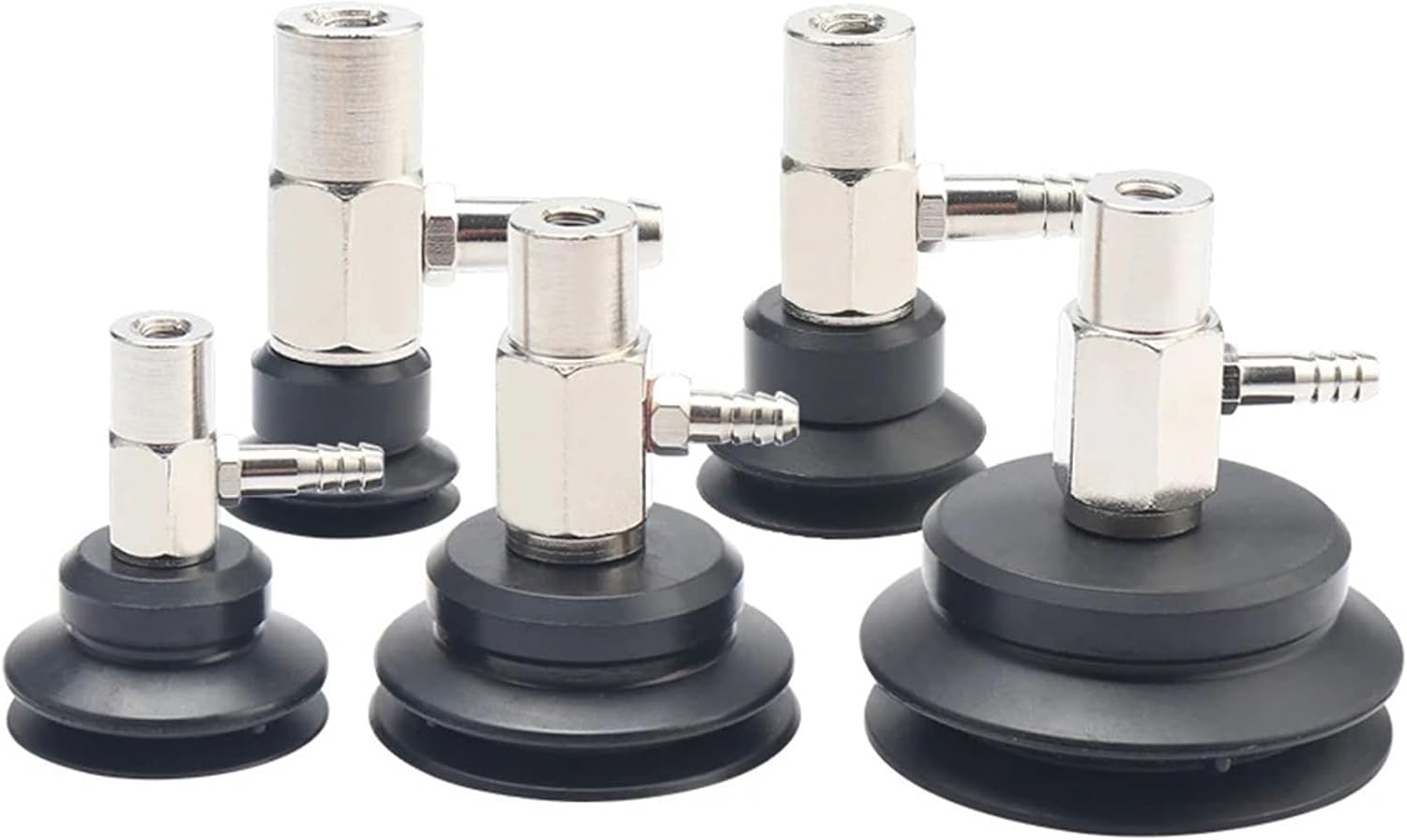Manipulator Vacuum Suction Cup Fittings PBT-06/8/10/15/20/30/35/40/50 Suction Cup Bracket. (Color : PBT-06 Black)