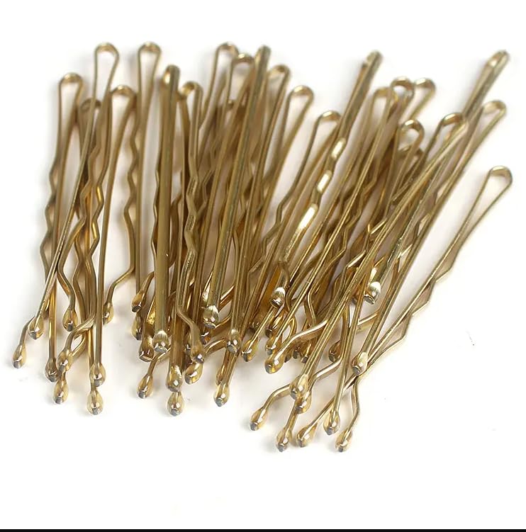 GOOD STUFF Forcine in metallo per capelli. 30 pezzi di fermagli da 5 cm per acconciature capelli. (Biondo)